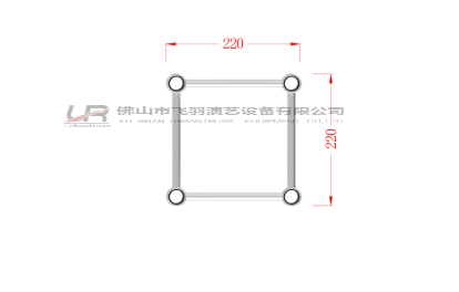 插销连接四边架-UR-QSC220