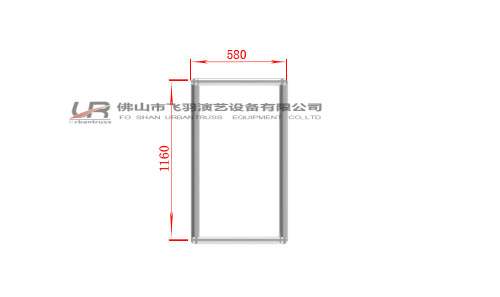 M头连接矩形架-UR-RHF1160580