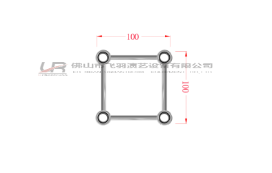 插销连接四边架-UR-QSC100