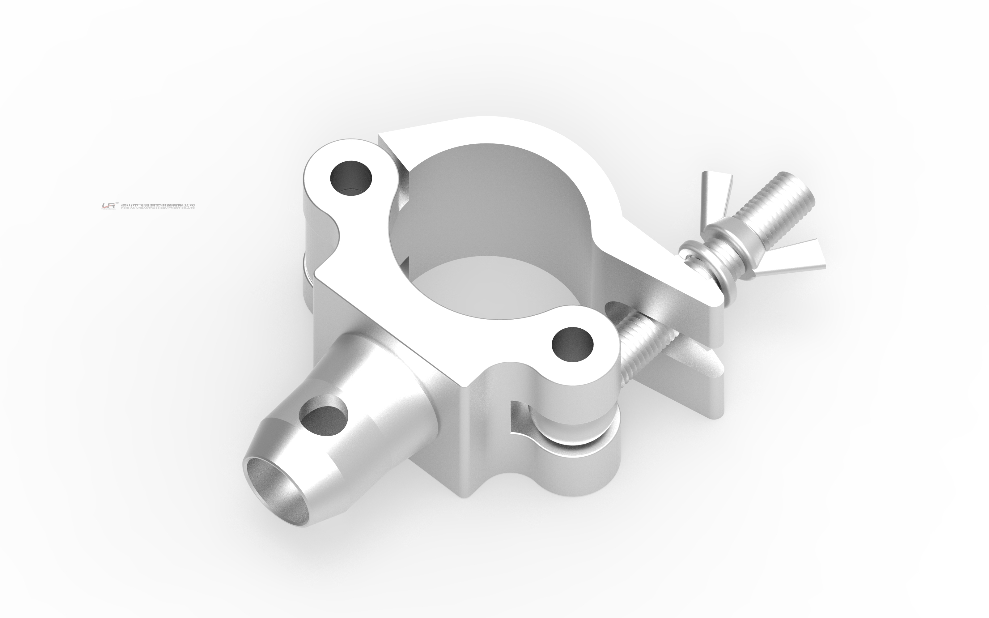 Single Buckle with Solid Half Coupler